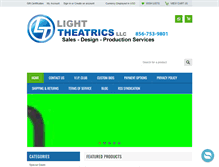 Tablet Screenshot of lighttheatrics.com